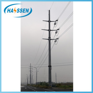 Power poles / Electric Poles For Power Transmission Line From 10kv-230kv