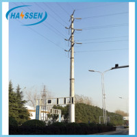 Power Poles/ Electric Poles For Power Transmission Line From 10KV-230KV