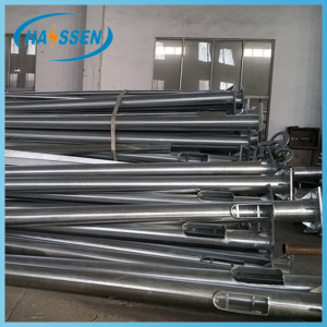 hot dip galvanized street lighting pole