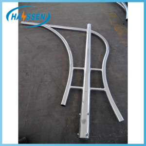 Hot dip Galvanization of the street lighting pole's bracket